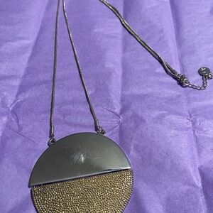 Elegant Silver and Gold Necklace